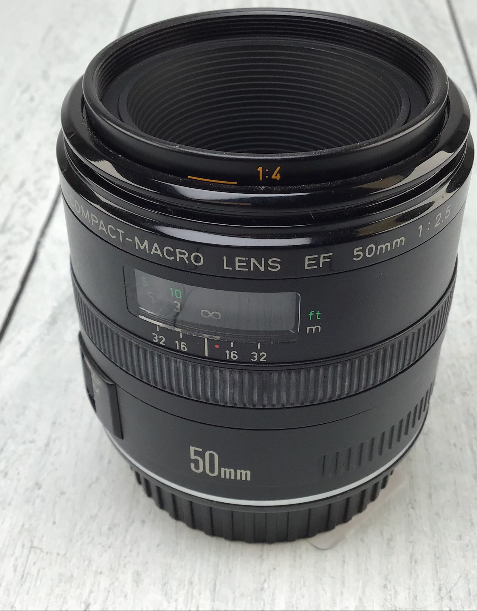 CANON Canon EF 50mm f2.5 Macro Lens Used Good
