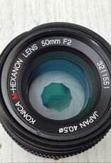 Konica Konica 50mm f2 M-Hexanon Lens Used Good