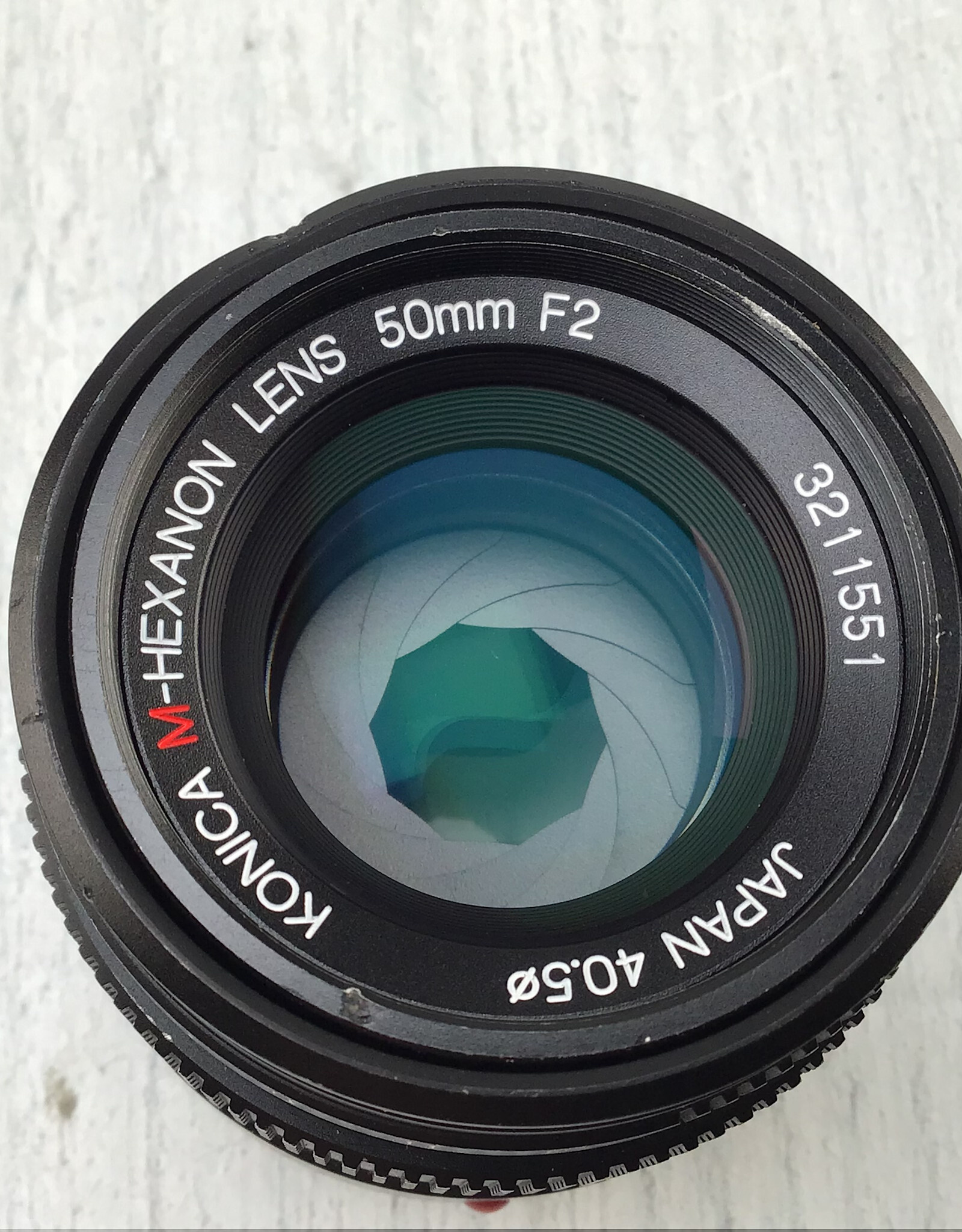 Konica Konica 50mm f2 M-Hexanon Lens Used Good