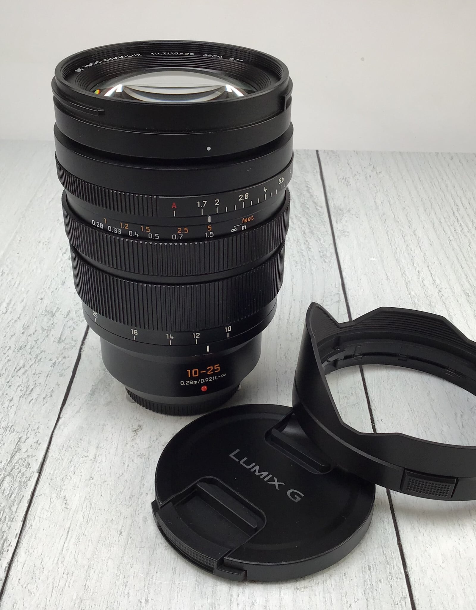 PANASONIC Panasonic Lumix Leica DG Vario-Summilux 10-25mm f1.7 Lens Used Good
