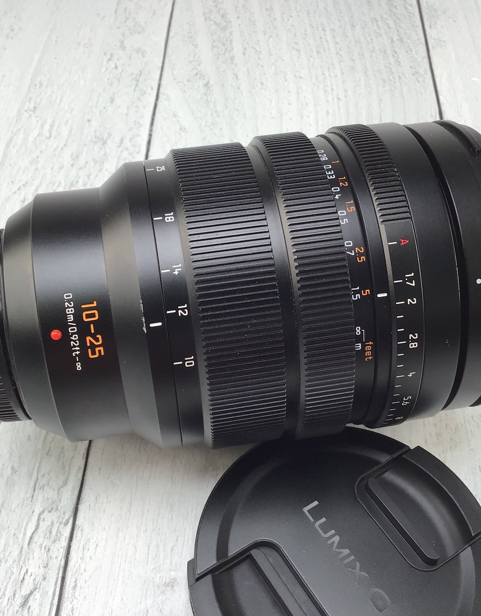 PANASONIC Panasonic Lumix Leica DG Vario-Summilux 10-25mm f1.7 Lens Used Good