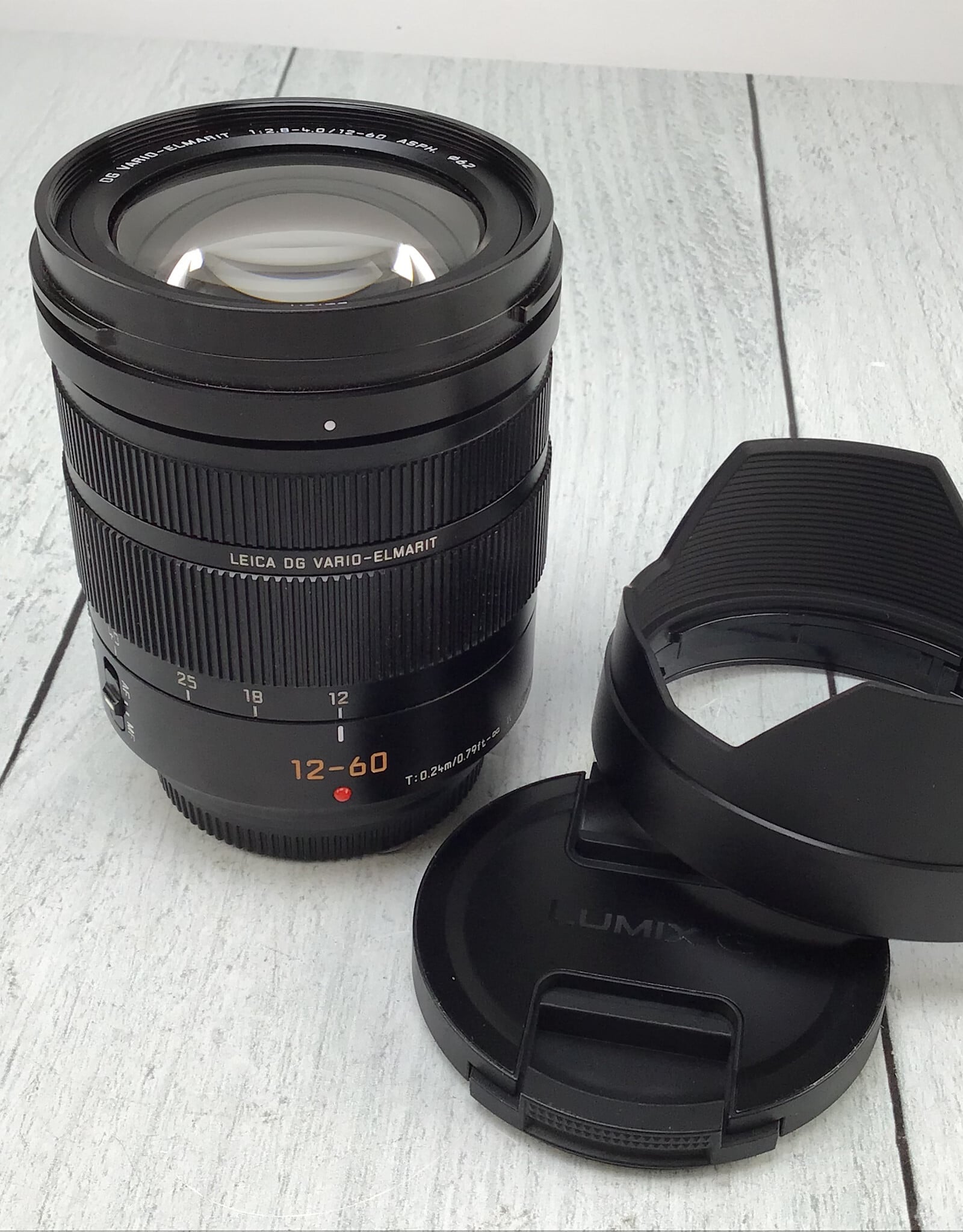 PANASONIC Panasonic Lumix Leica DG Vario Elmarit 12-60mm f2.8-4 Lens Used Good