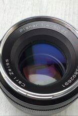 CANON Zeiss Planar 50mm f1.4 ZE Lens for Canon EF Used Fair