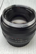 CANON Zeiss Planar 50mm f1.4 ZE Lens for Canon EF Used Fair