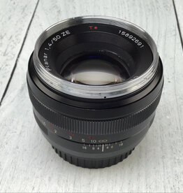 CANON Zeiss Planar 50mm f1.4 ZE Lens for Canon EF Used Fair