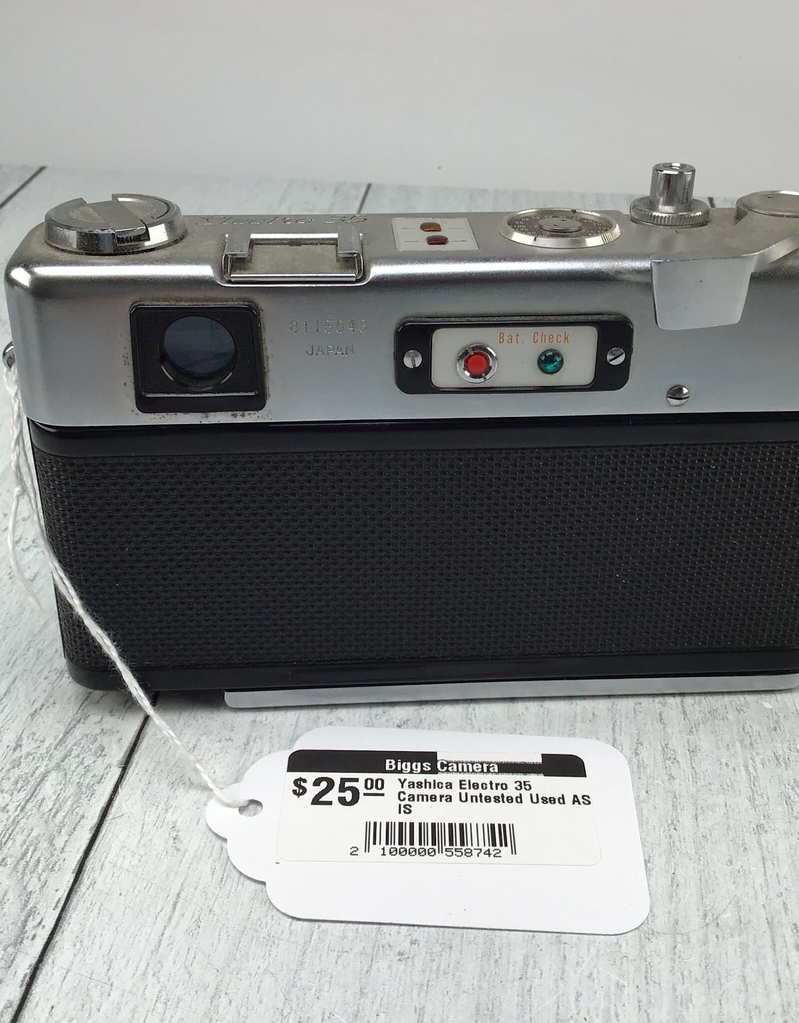 Yashica Yashica Electro 35 Camera Untested Used AS IS
