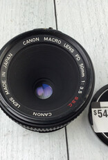 CANON Canon FD 50mm f3.5 Macro Lens SSC Used Fair