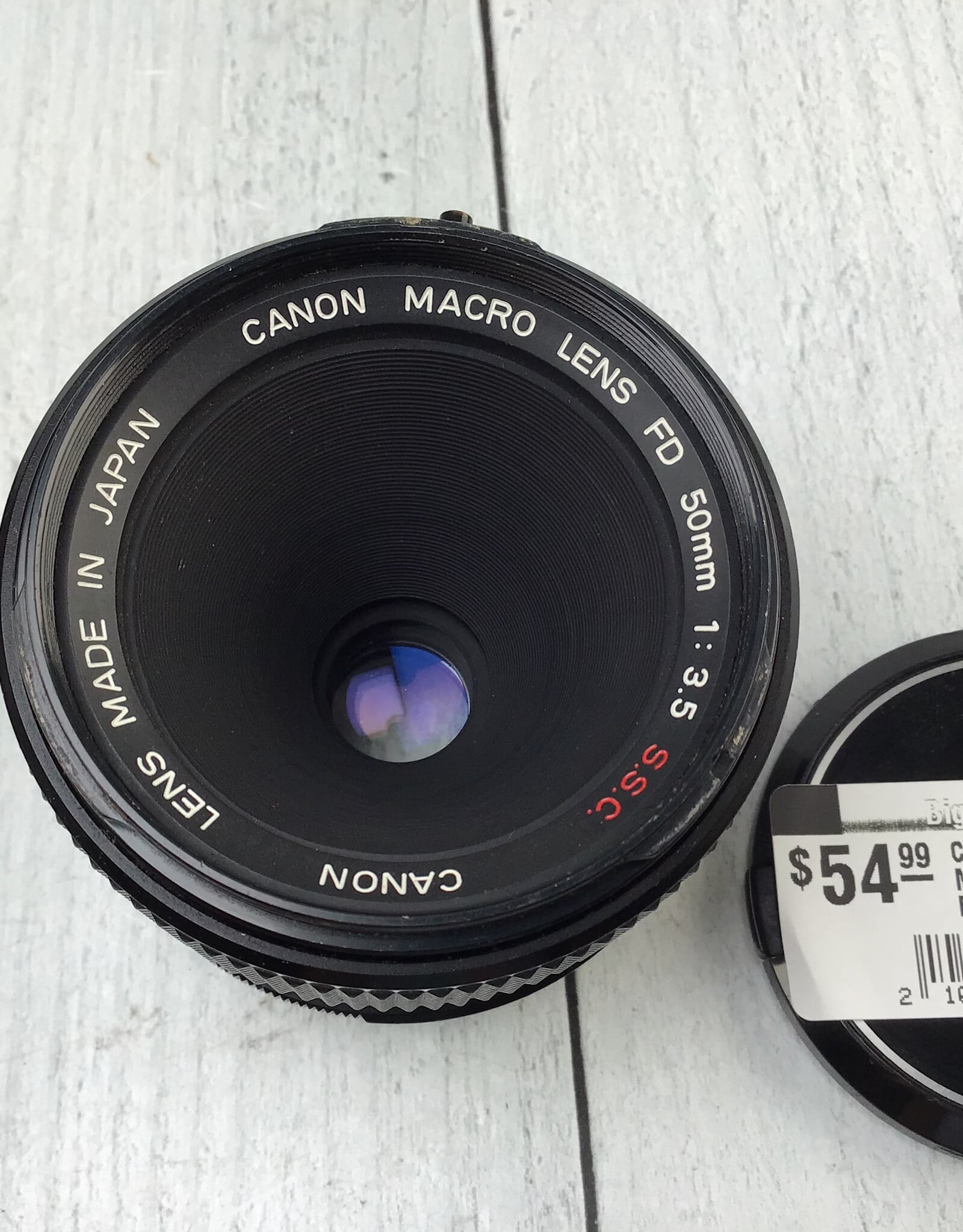 CANON Canon FD 50mm f3.5 Macro Lens SSC Used Fair