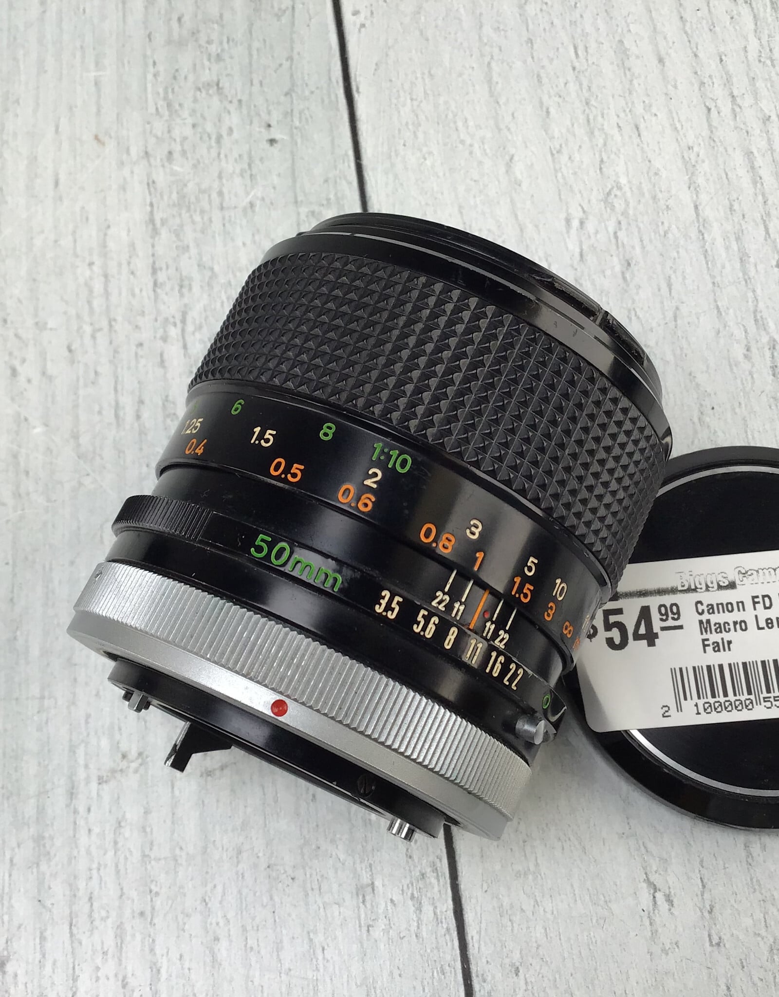 CANON Canon FD 50mm f3.5 Macro Lens SSC Used Fair