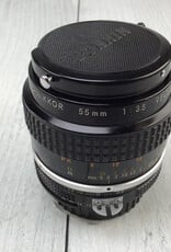 NIKON Nikon Micro-Nikkor 55mm f3.5 AI Lens Used Good