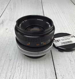 CANON Canon FD 50mm f1.8 SC Lens Used Good
