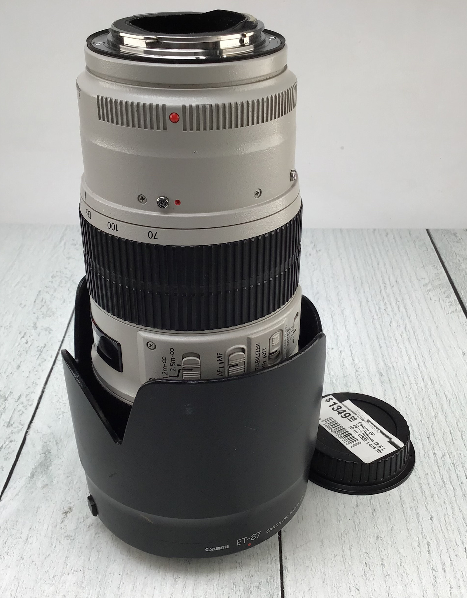 CANON Canon EF 70-200mm f2.8 L IS III USM Lens No Tripod Collar Used Fair