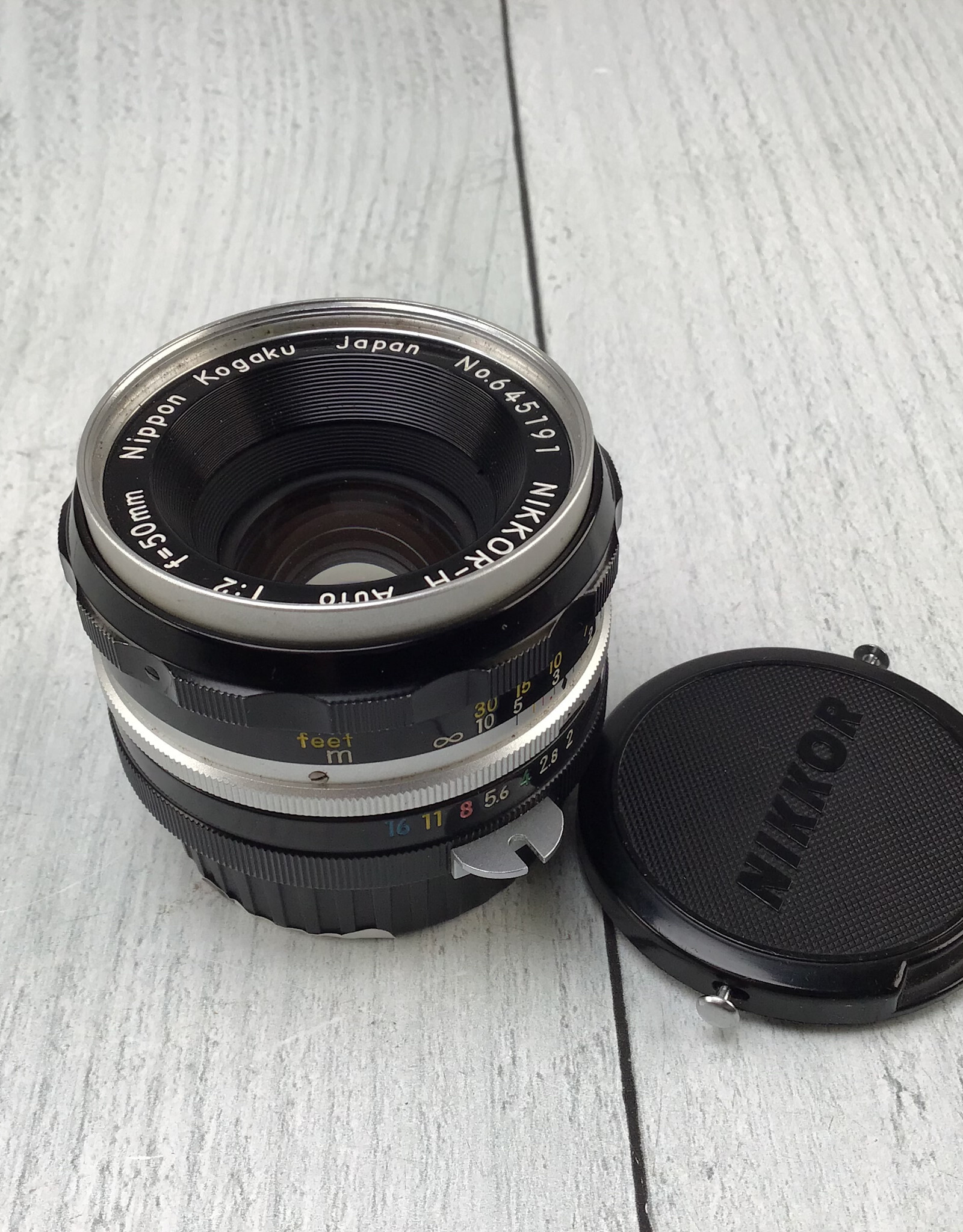 NIKON Nikon Nikkor-H 50mm Non AI f2 Lens Used Good