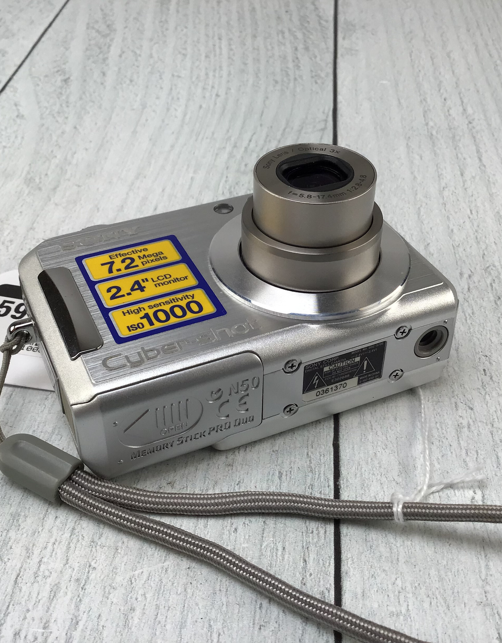 SONY Sony Cyber-Shot DSC-S700 Camera Used Good