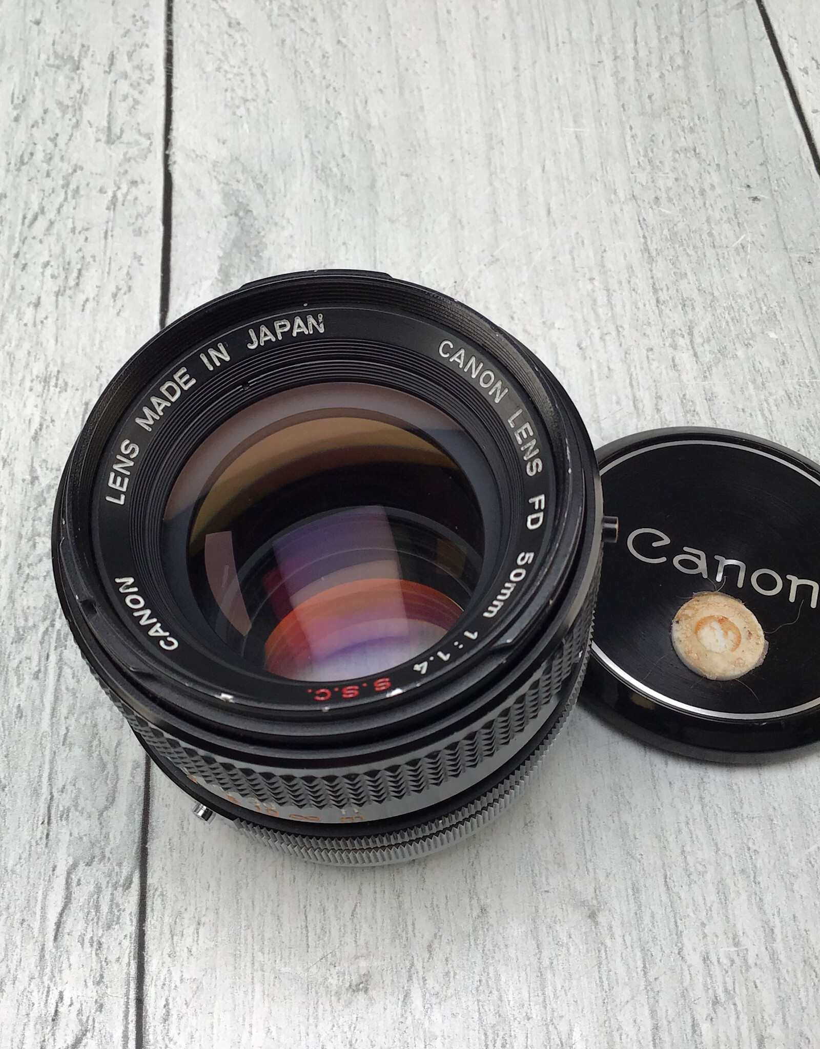 CANON Canon FD 50mm f1.4 SSC Lens Used Good