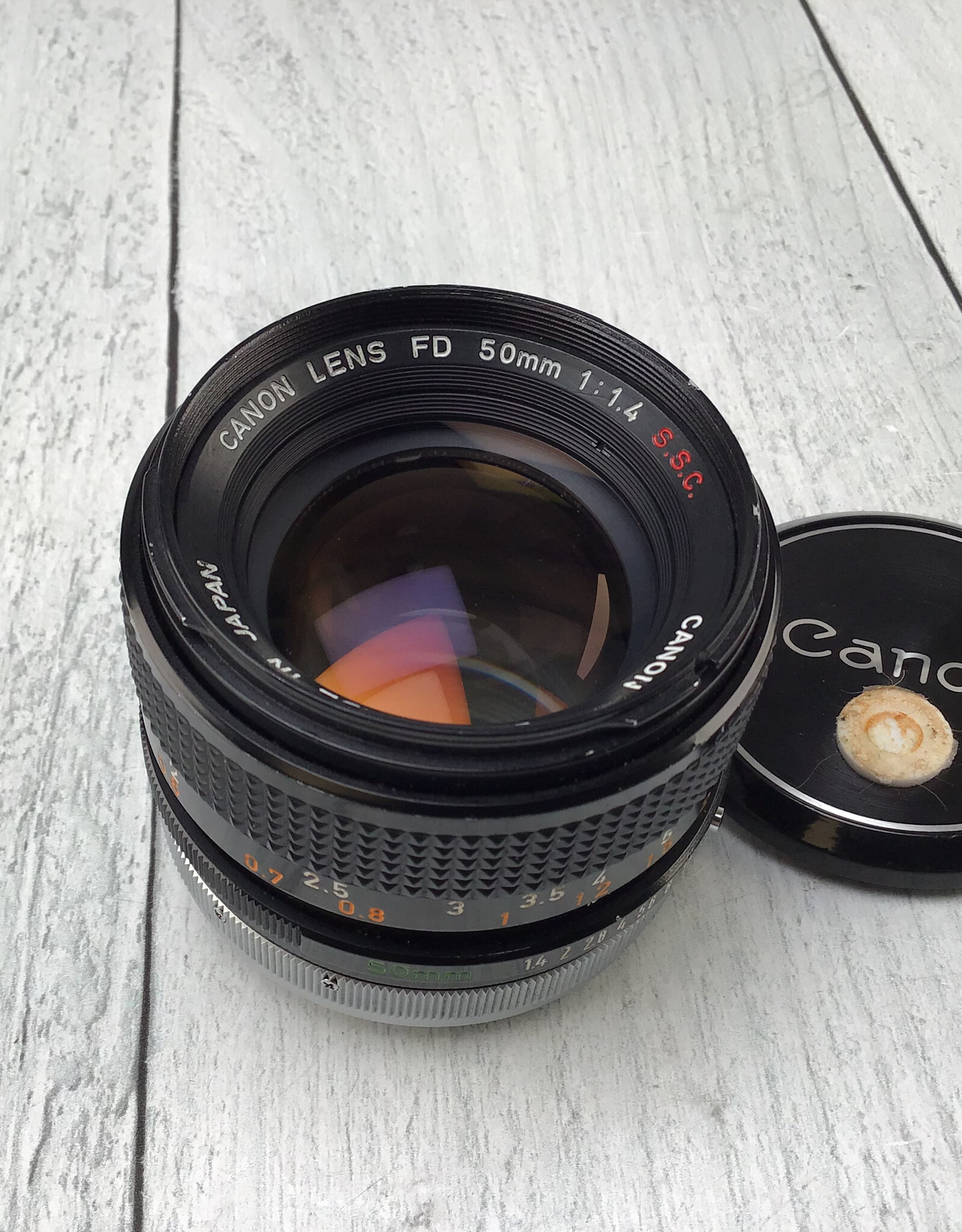 CANON Canon FD 50mm f1.4 SSC Lens Used Good