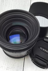 ROKINON Rokinon 50mm T1.5 Cinema Lens for Canon EF Used Good