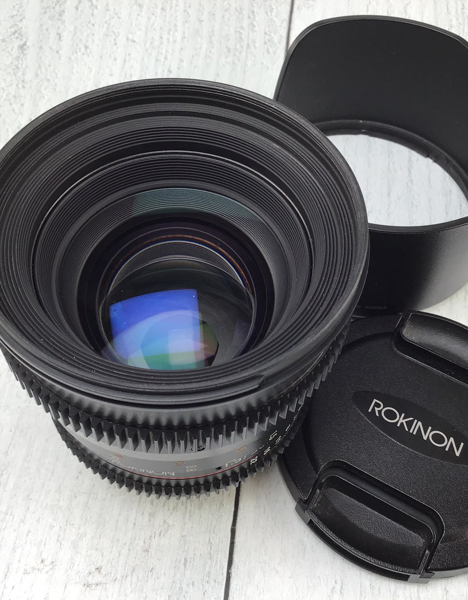 ROKINON Rokinon 50mm T1.5 Cinema Lens for Canon EF Used Good