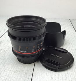 ROKINON Rokinon 50mm T1.5 Cinema Lens for Canon EF Used Good