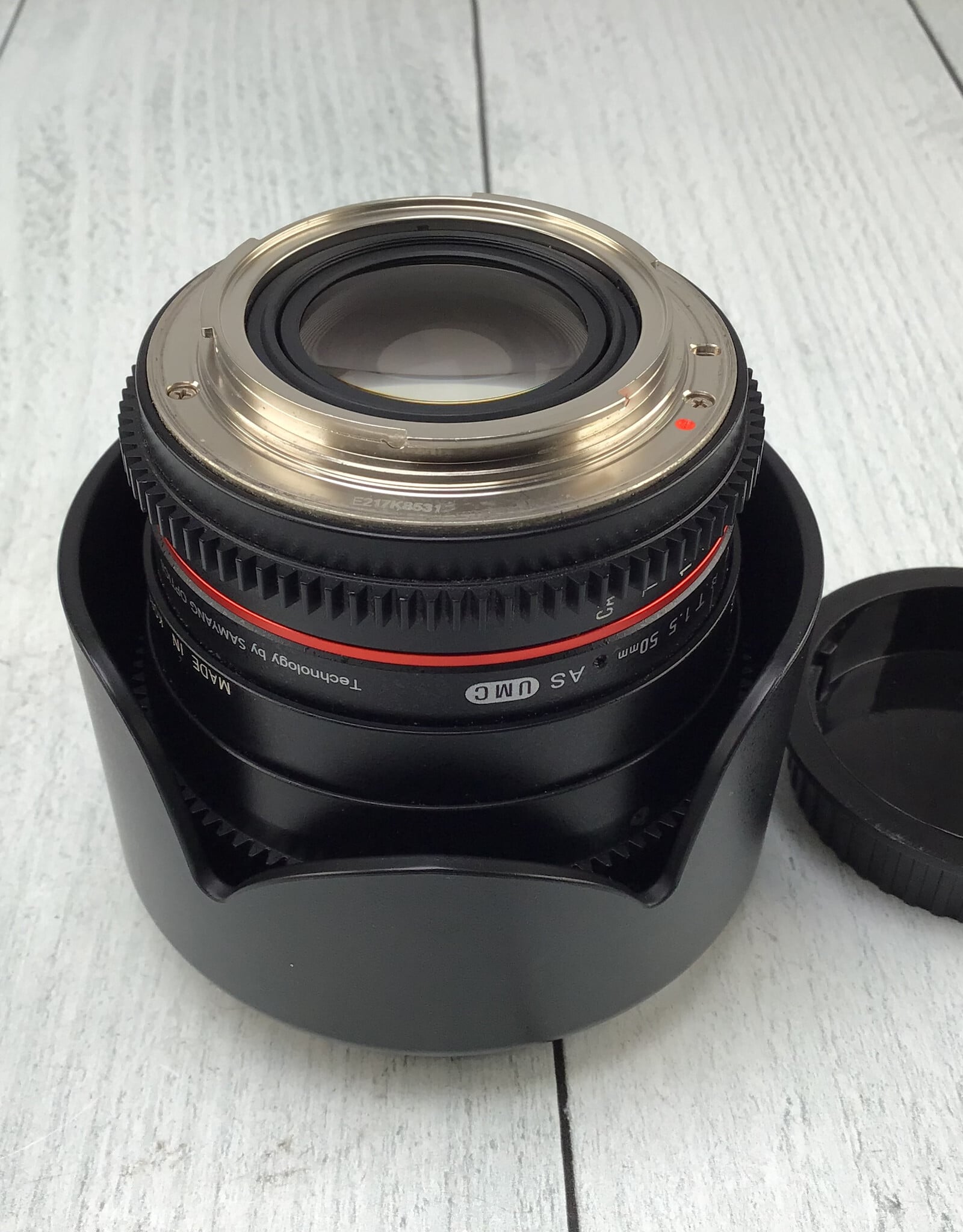 ROKINON Rokinon 50mm T1.5 Cinema Lens for Canon EF Used Good