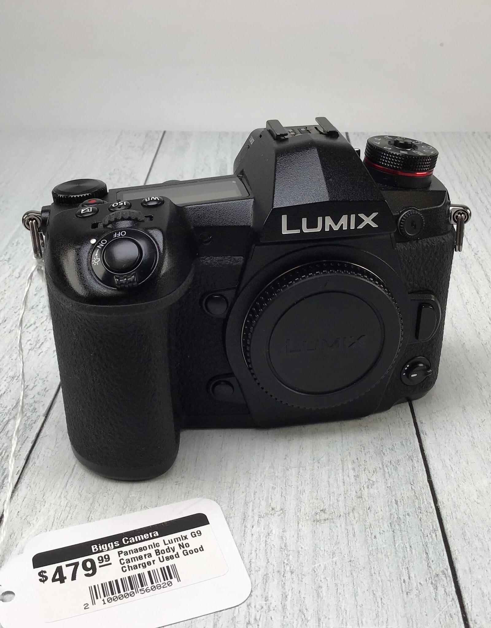PANASONIC Panasonic Lumix G9 Camera Body No Charger Used Good