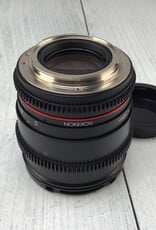 ROKINON Rokinon 85mm T1.5 Cinema Lens for Canon EF Used Good