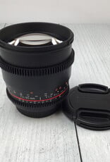 ROKINON Rokinon 85mm T1.5 Cinema Lens for Canon EF Used Good