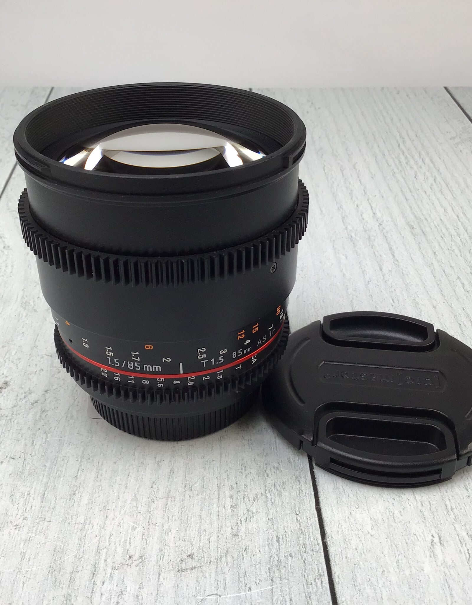 ROKINON Rokinon 85mm T1.5 Cinema Lens for Canon EF Used Good