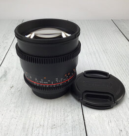 ROKINON Rokinon 85mm T1.5 Cinema Lens for Canon EF Used Good