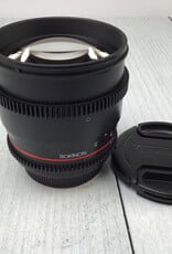 ROKINON Rokinon 85mm T1.5 Cinema Lens for Canon EF Used Good