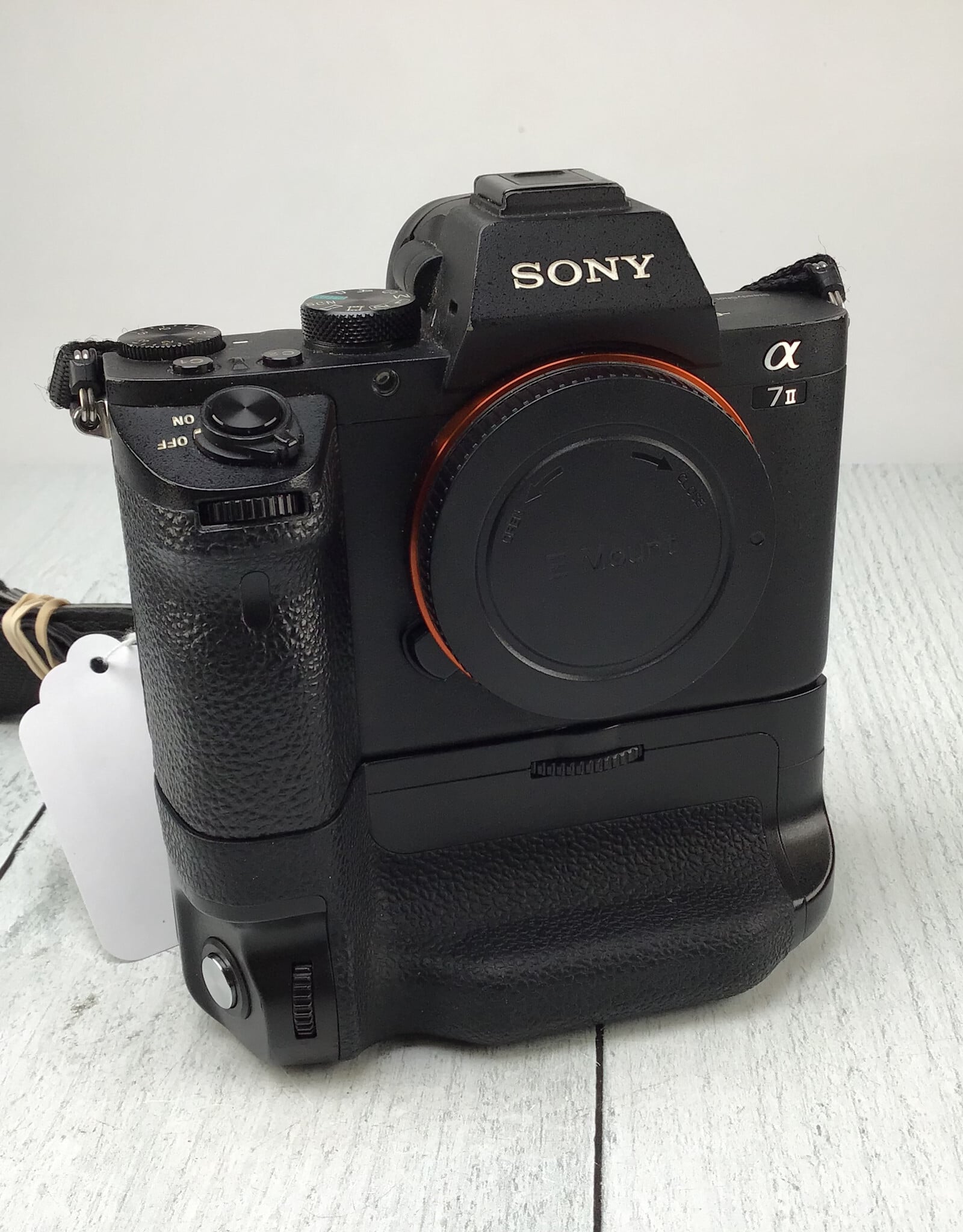 SONY Sony A7II Camera w/ Meike Grip No Batt. Door on Camera Used Fair