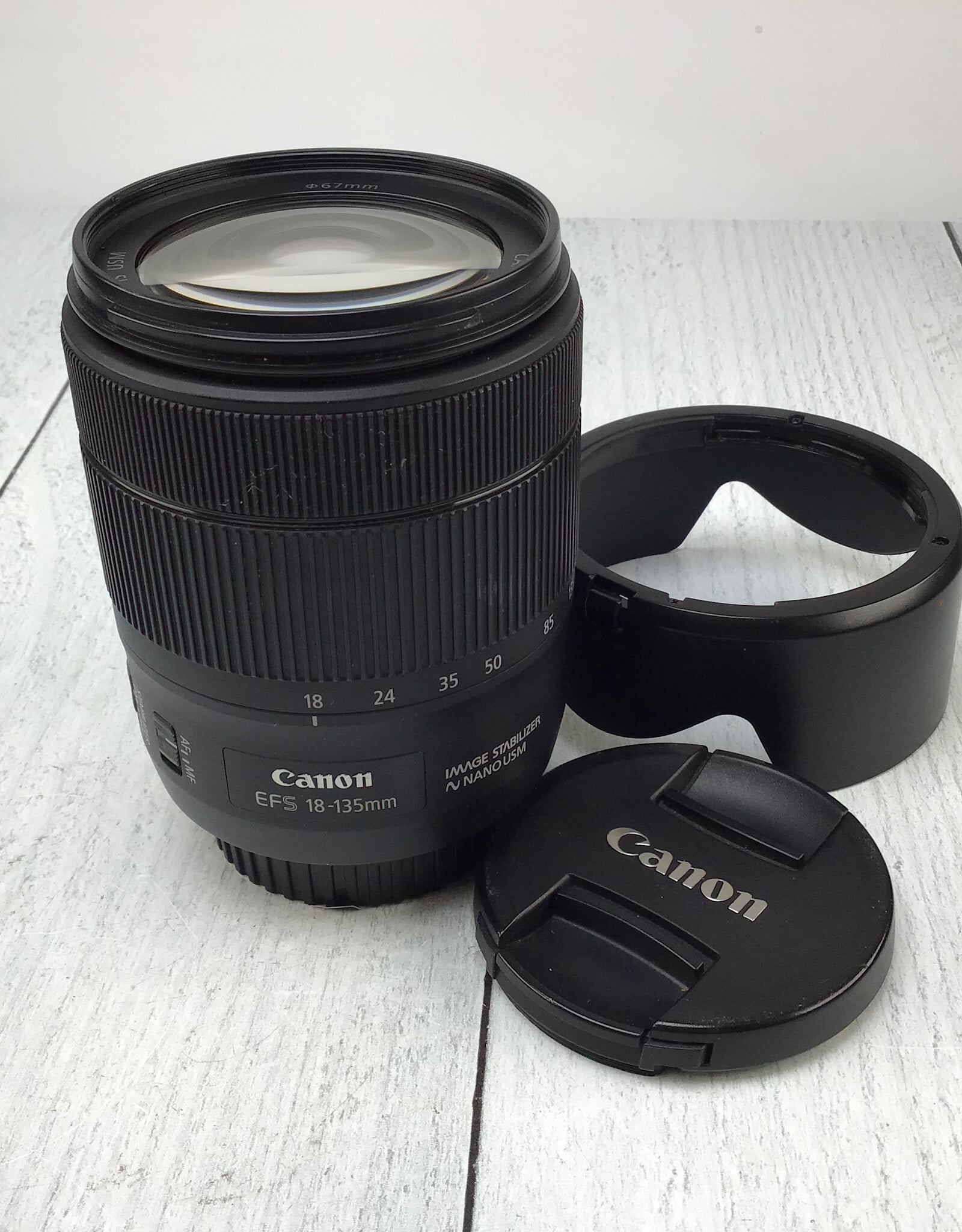 CANON Canon 18-135mm F3.5-5.6 IS USM NANO Lens Used Good