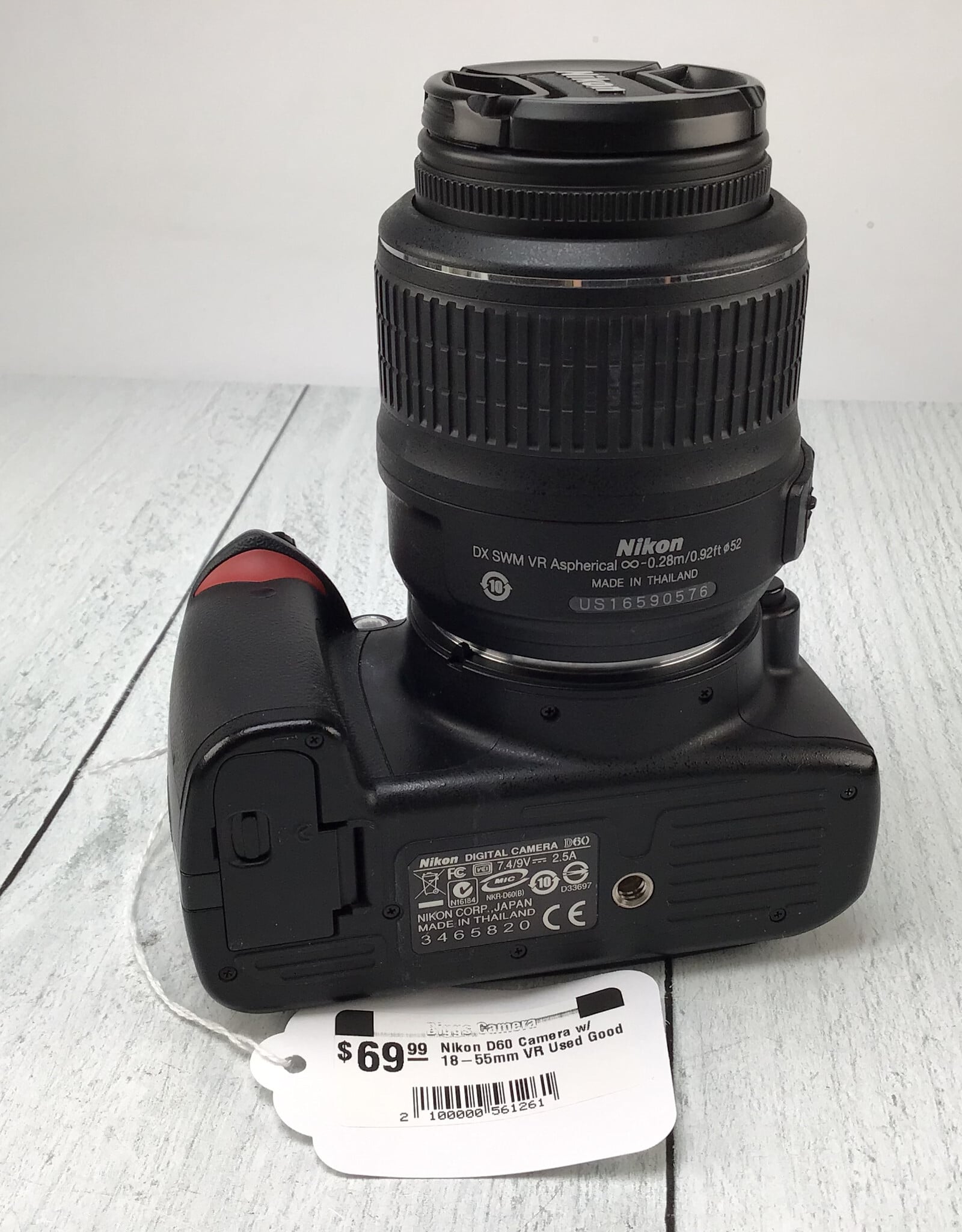 NIKON Nikon D60 Camera w/ 18-55mm VR Used Good