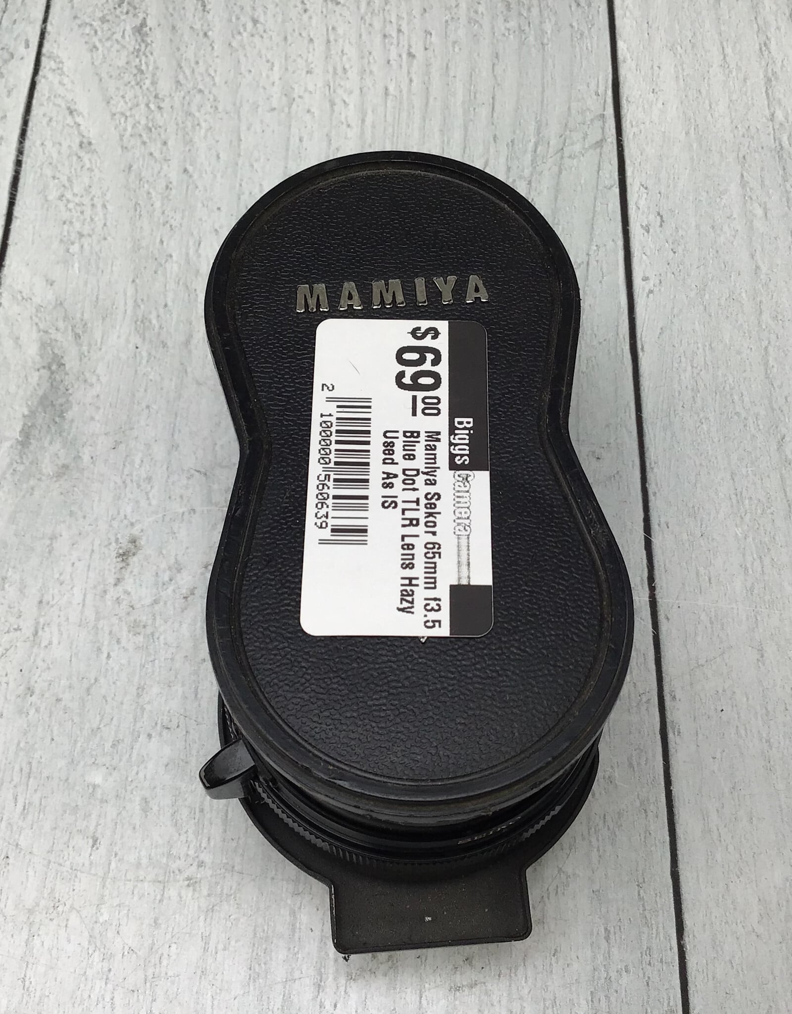 MAMIYA Mamiya Sekor 65mm f3.5 Blue Dot TLR Lens Hazy Used As IS
