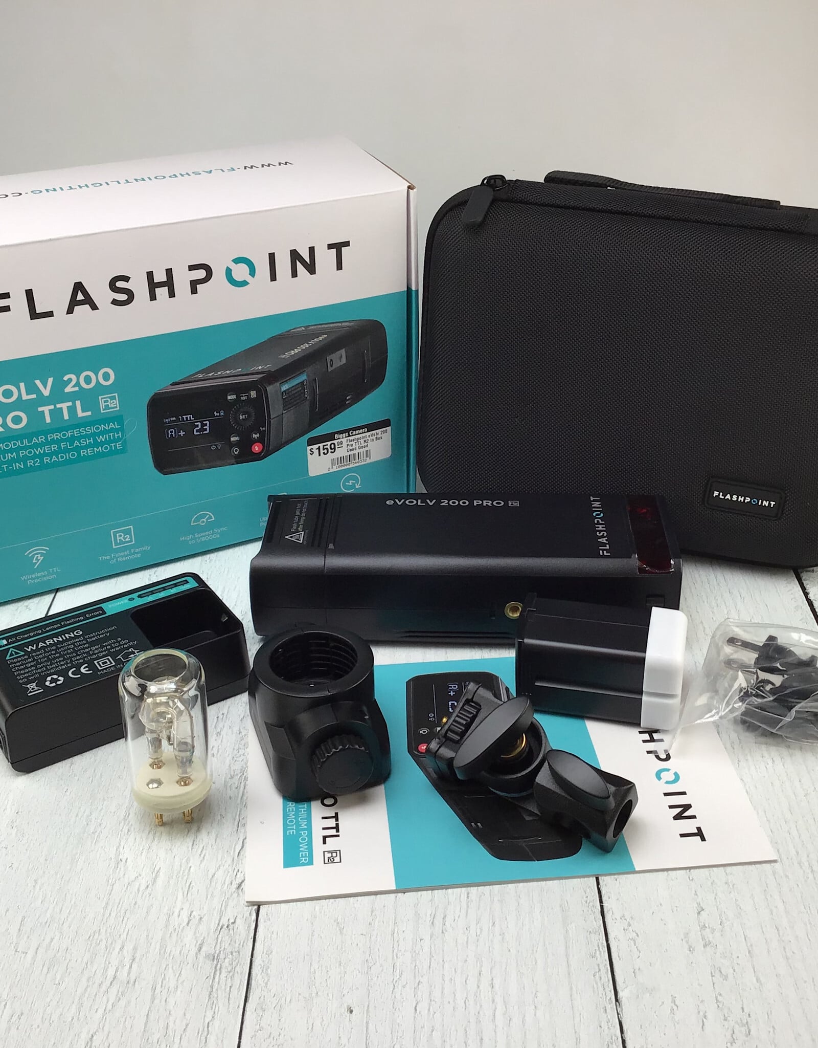 Flashpoint Flashpoint eVolv 200 Pro TTL R2 in Box Used Good