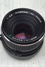 MAMIYA Mamiya Sekor C 80mm f2.8 Lens Wont Stop Down Used AS IS