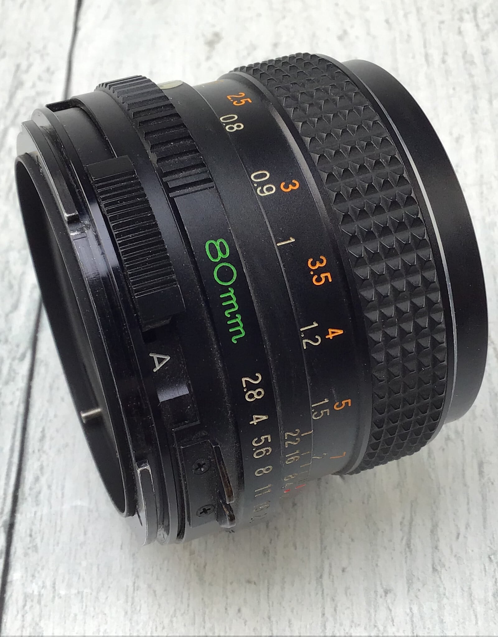 MAMIYA Mamiya Sekor C 80mm f2.8 Lens Wont Stop Down Used AS IS