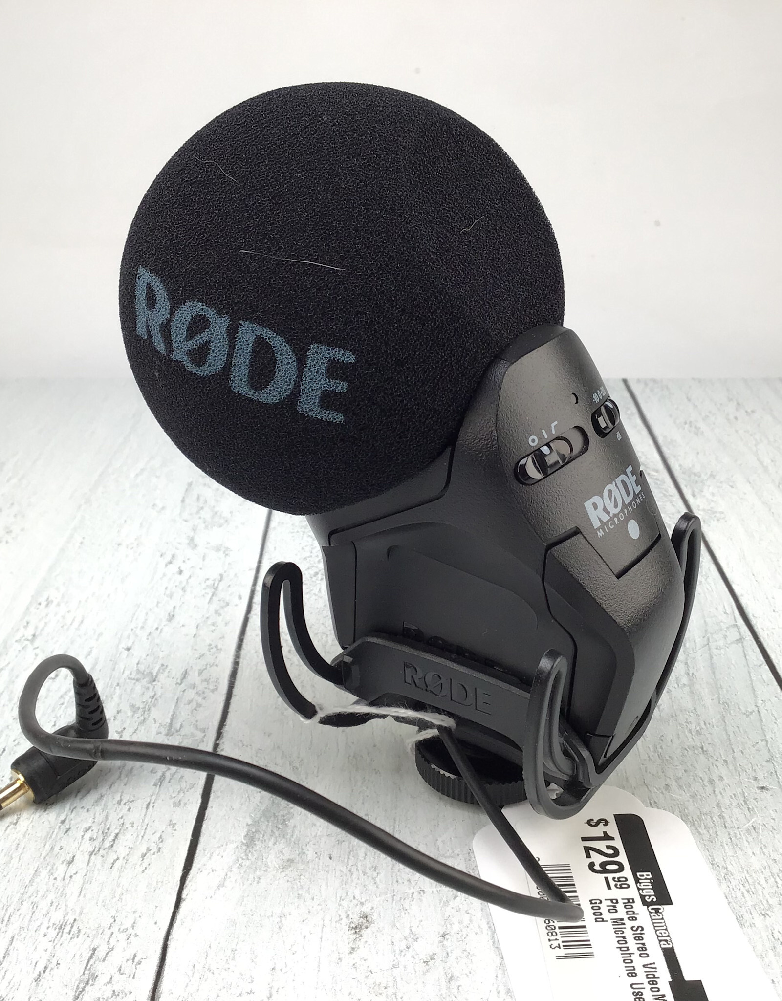 RODE Rode Stereo VideoMic Pro Microphone Used Good