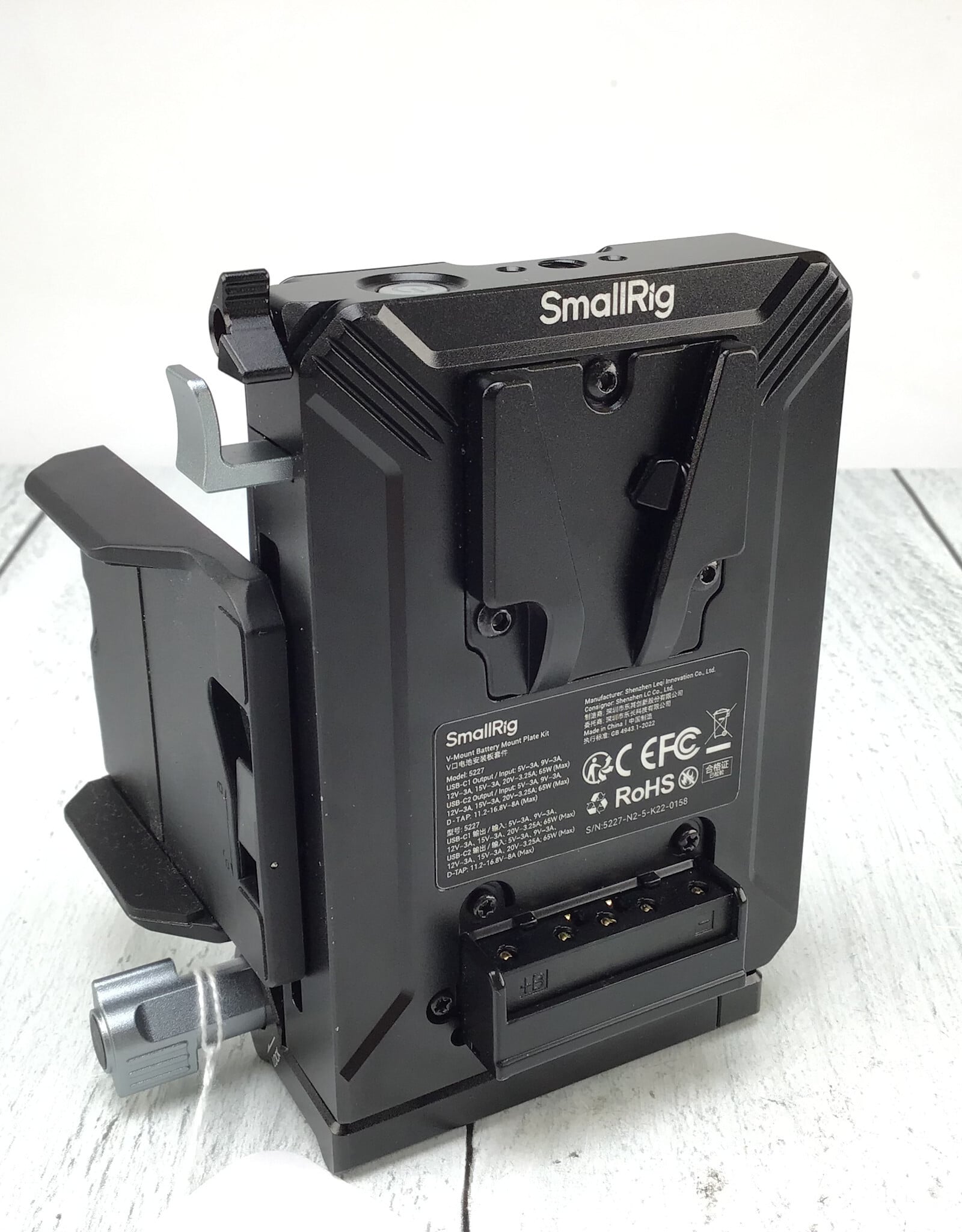 SmallRig Smallrig V-Mount Battery Mount Plate Kit Used Good