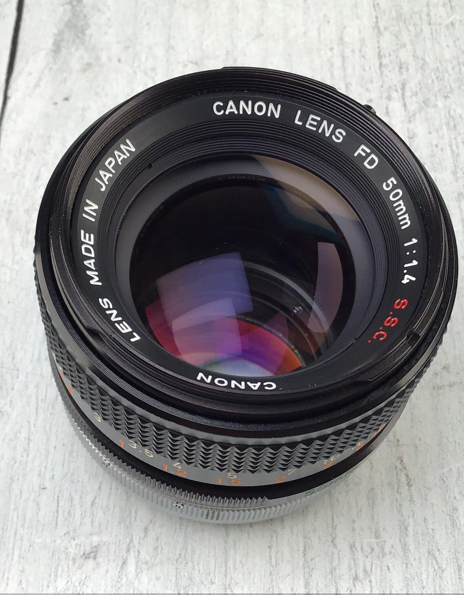 CANON Canon FD 50mm f1.4 S.S.C Lens Used Good