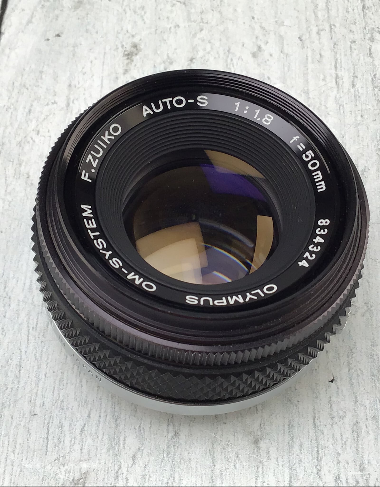 OLYMPUS Olympus OM-System Auto-S 50mm f1.8 Lens Used Good