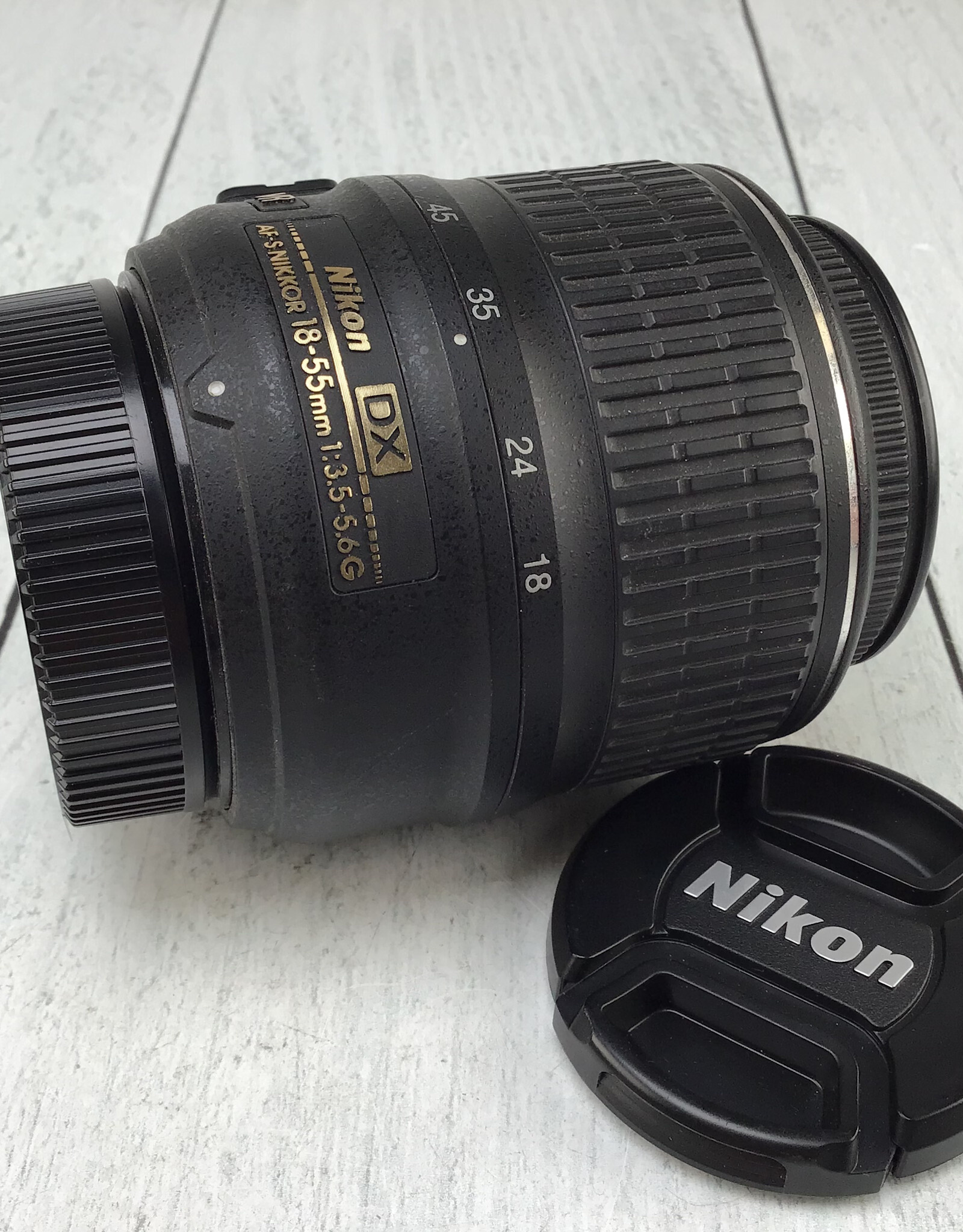 NIKON Nikon AF-S DX 18-55mm f3.5-5.6 G Lens Used Good