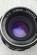 NIKON Nikon F mount  Nikkor-H 50mm F2 Lens Used Good