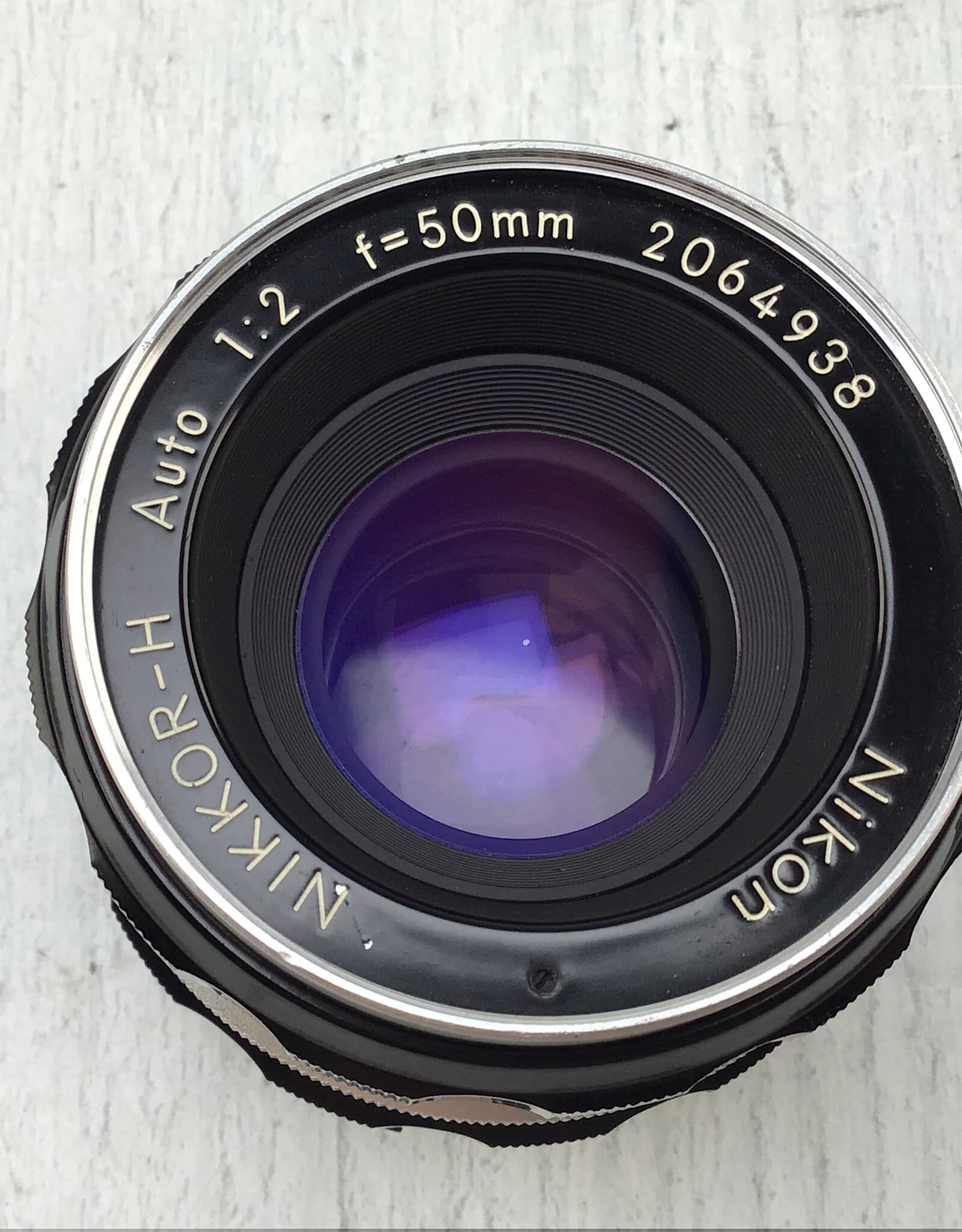NIKON Nikon F mount  Nikkor-H 50mm F2 Lens Used Good