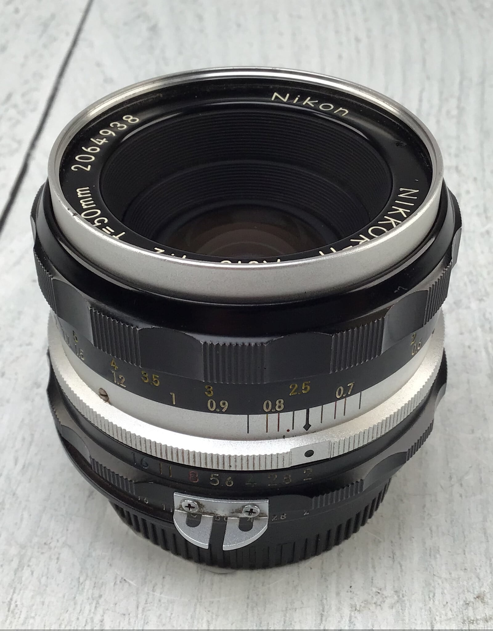 NIKON Nikon F mount  Nikkor-H 50mm F2 Lens Used Good