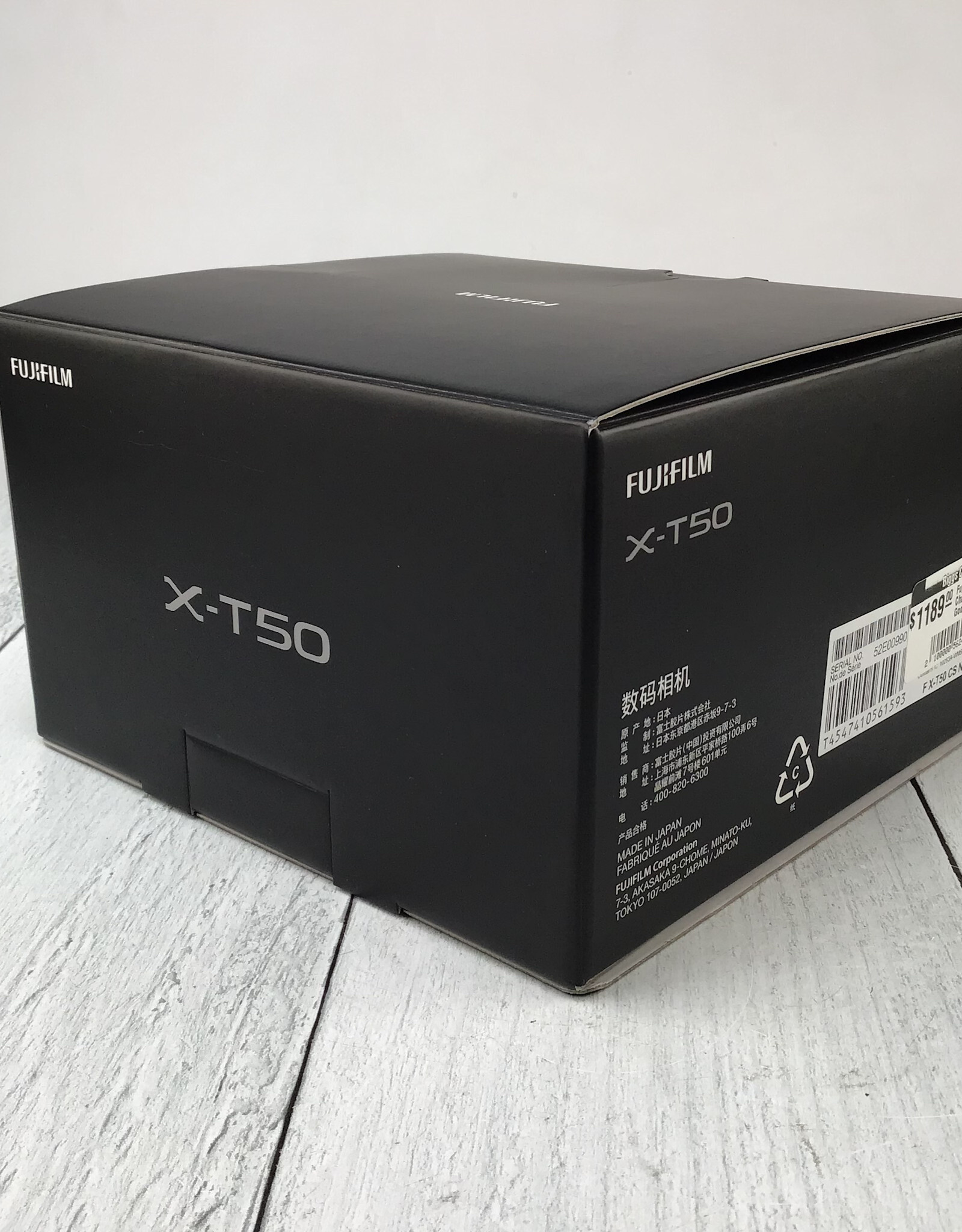 FUJI Fuji X-T50 Camera Charcoal in Box Used Good
