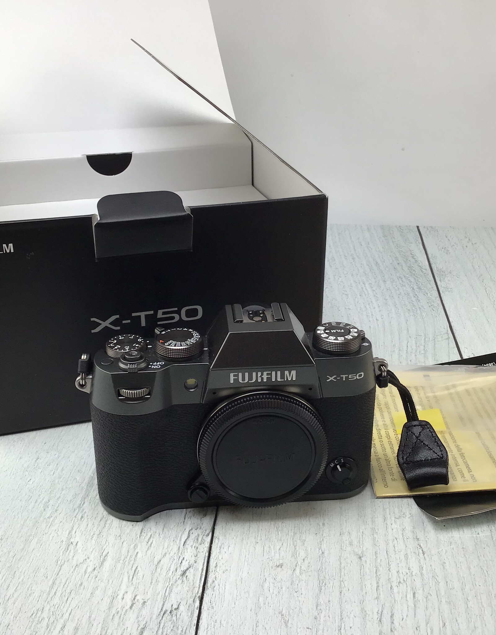 FUJI Fuji X-T50 Camera Charcoal in Box Used Good