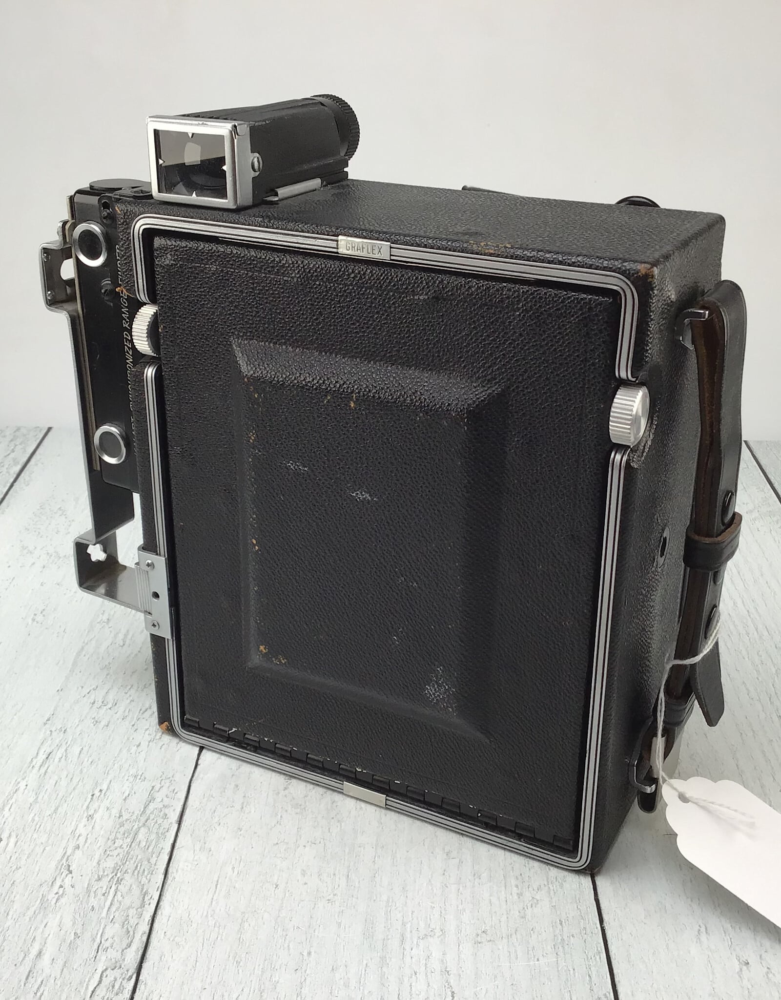 graflex Crown Graphic 4x5 Camera w/ Optar 135mm f4.7 Used Good