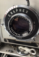 graflex Crown Graphic 4x5 Camera w/ Optar 135mm f4.7 Used Good
