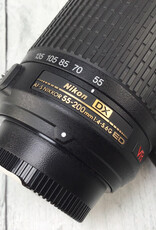 NIKON Nikon AF-S Nikkor 55-200mm f4-5.6G VR Lens Used Good